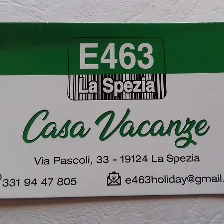 E463 Un'esperienza Unica Per Visitare Le 5 Terre Apartment La Spezia